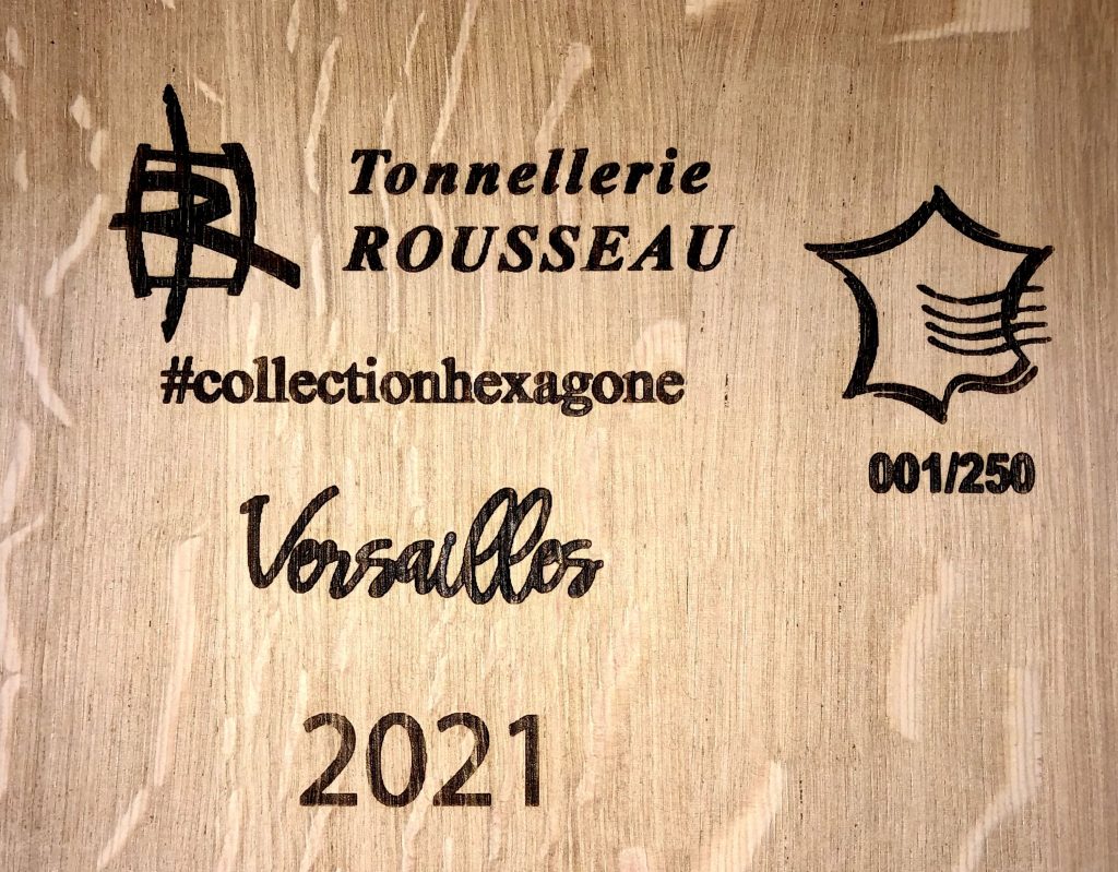 Actualité Tonnellerie Rousseau - Hexagone collection #4 : VERSAILLES